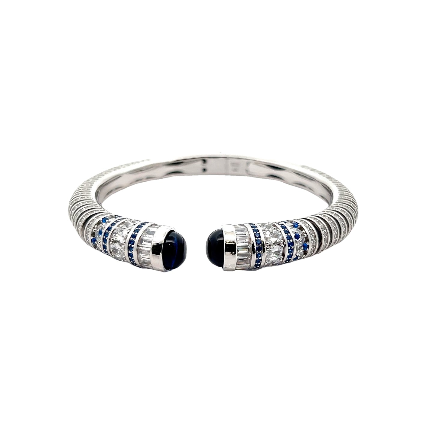 Blue CZ Sterling Silver Bracelet