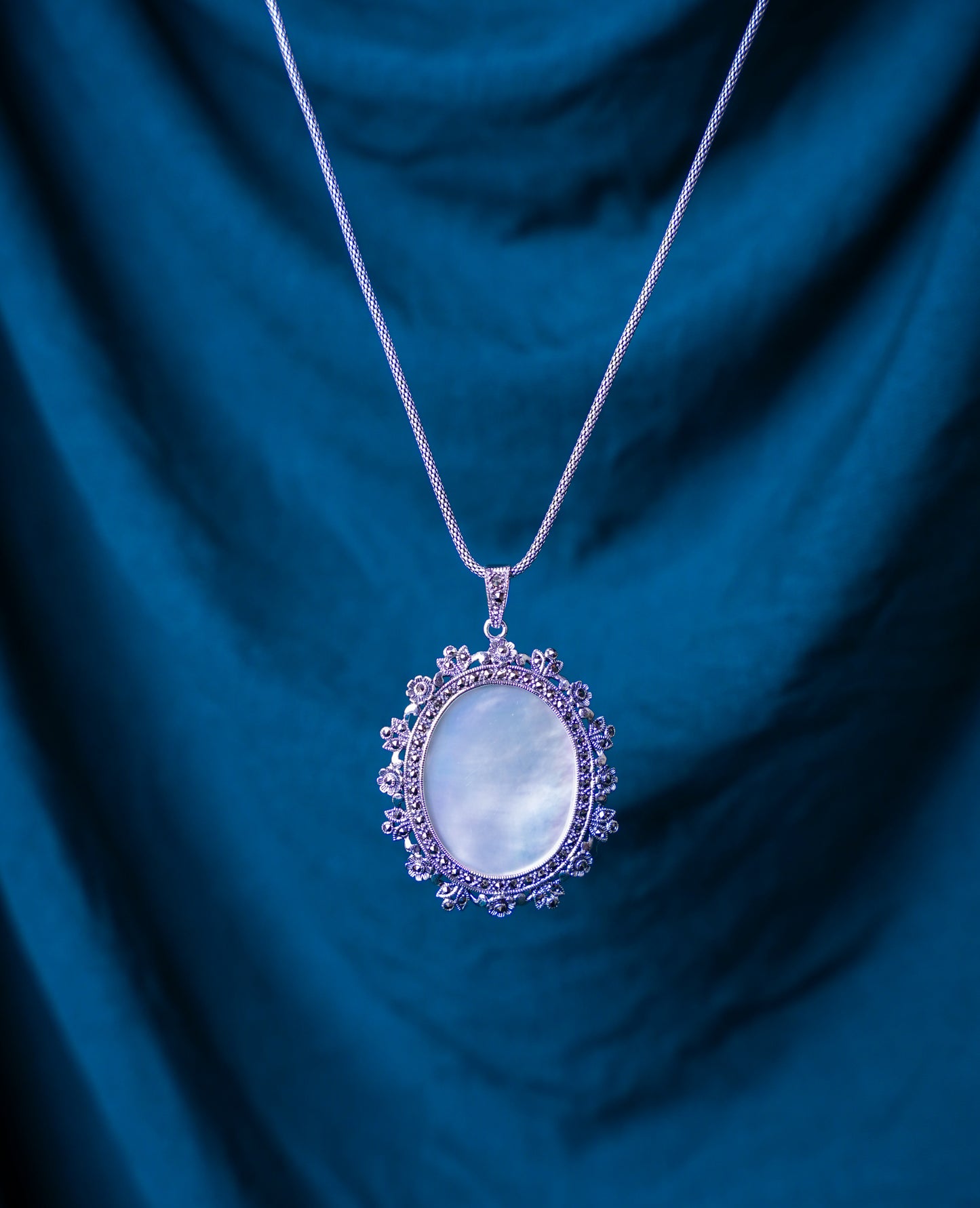 Celestial Bloom Marca Sterling Silver Pendant