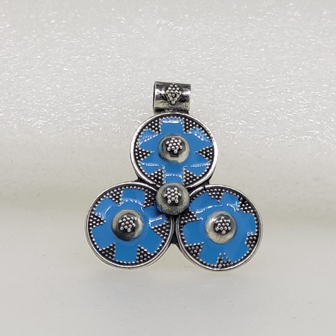 Silver Triple Trinket Pendant