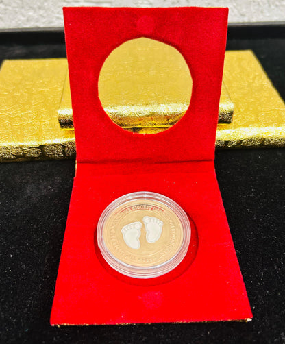 10 gram 999 Silver Baby Rhodium Coin
