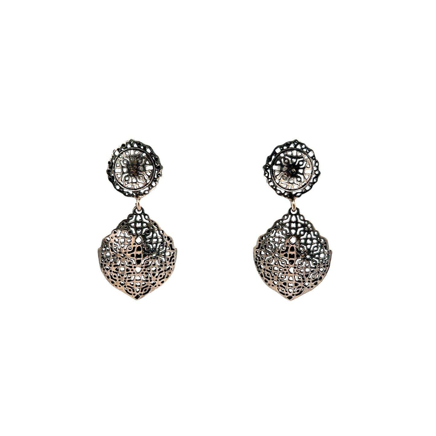 Antique Silver Drop Earrings