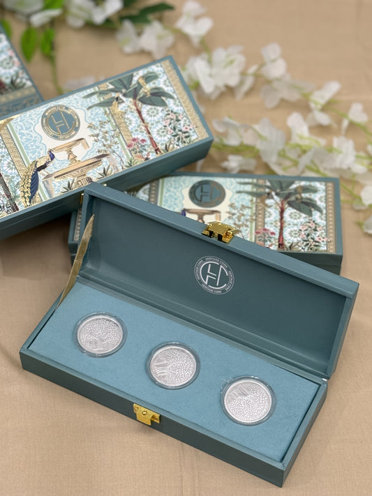 3 Silver Coins Gift Set