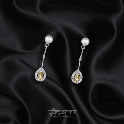 Citrine Drop Earring