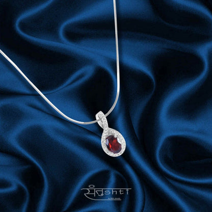 Red Garnet Pendant