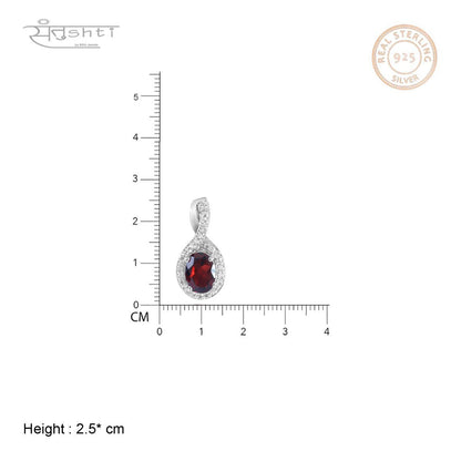 Red Garnet Pendant