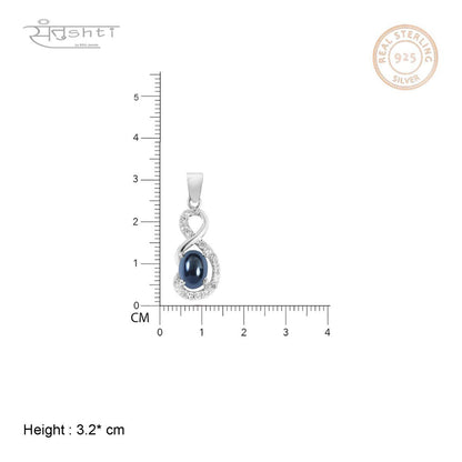 Black Star Silver Sterling Pendant