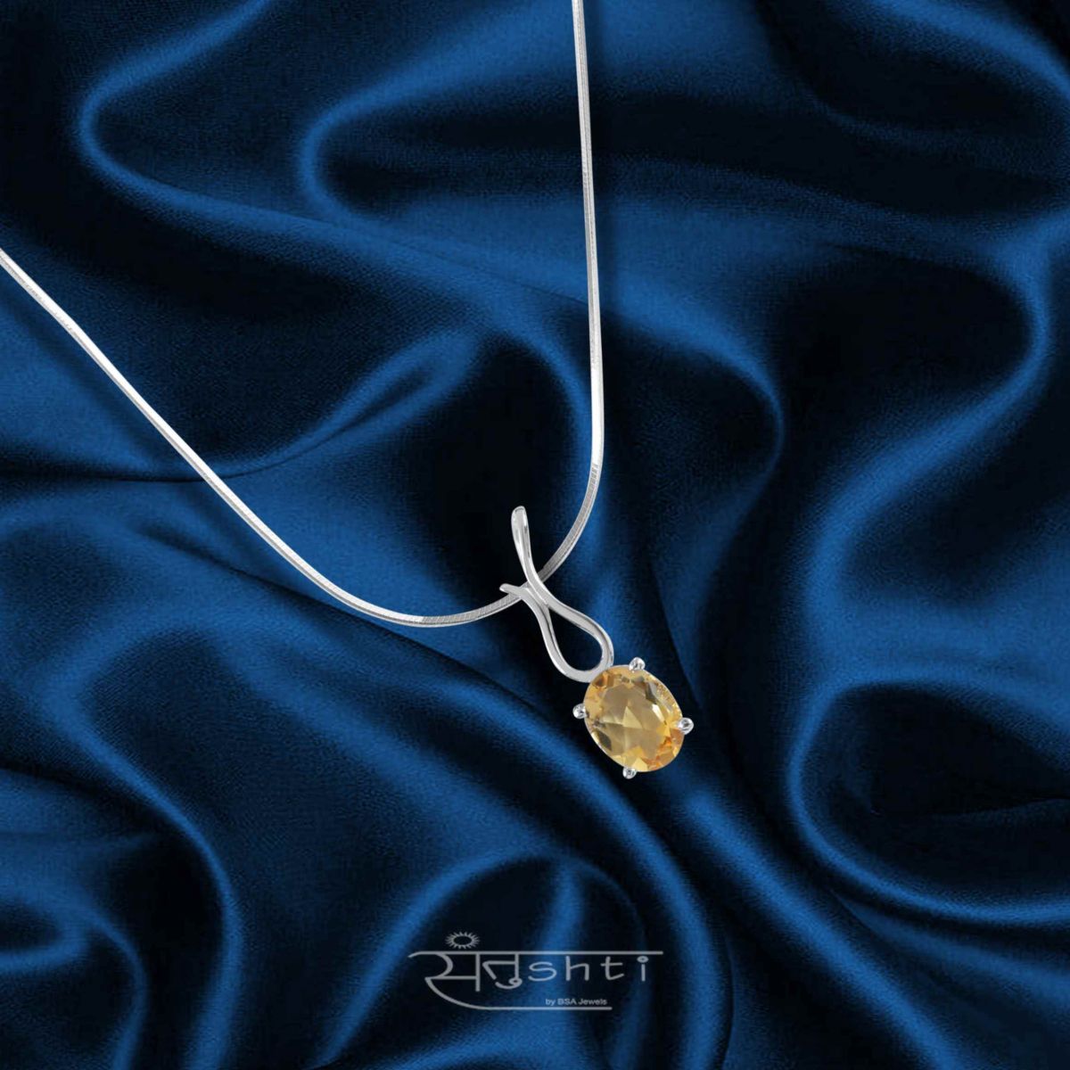 Fashion Citrine Pendant