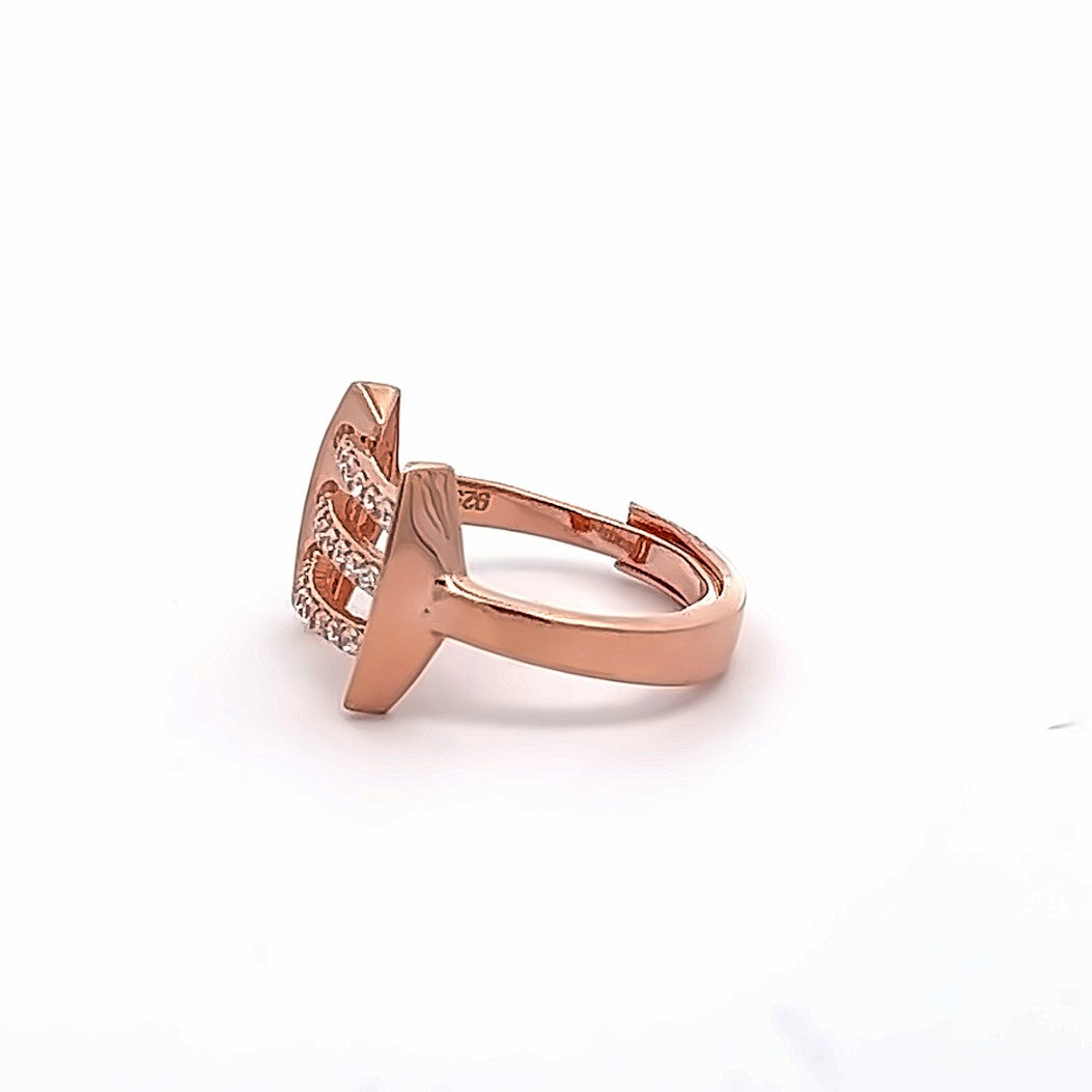 Rose Gold Classic Sterling Silver Ring