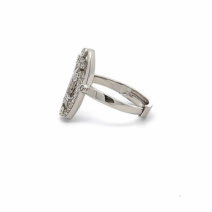 Bridal Brilliance Silver Ring