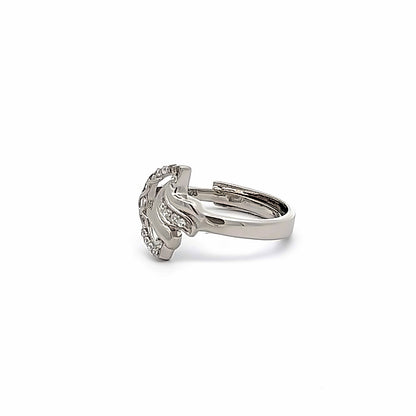 Silvery Grace Sterling Silver Ring