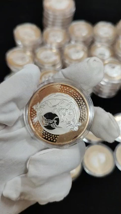 10 gram 999 Silver Baby Rhodium Coin