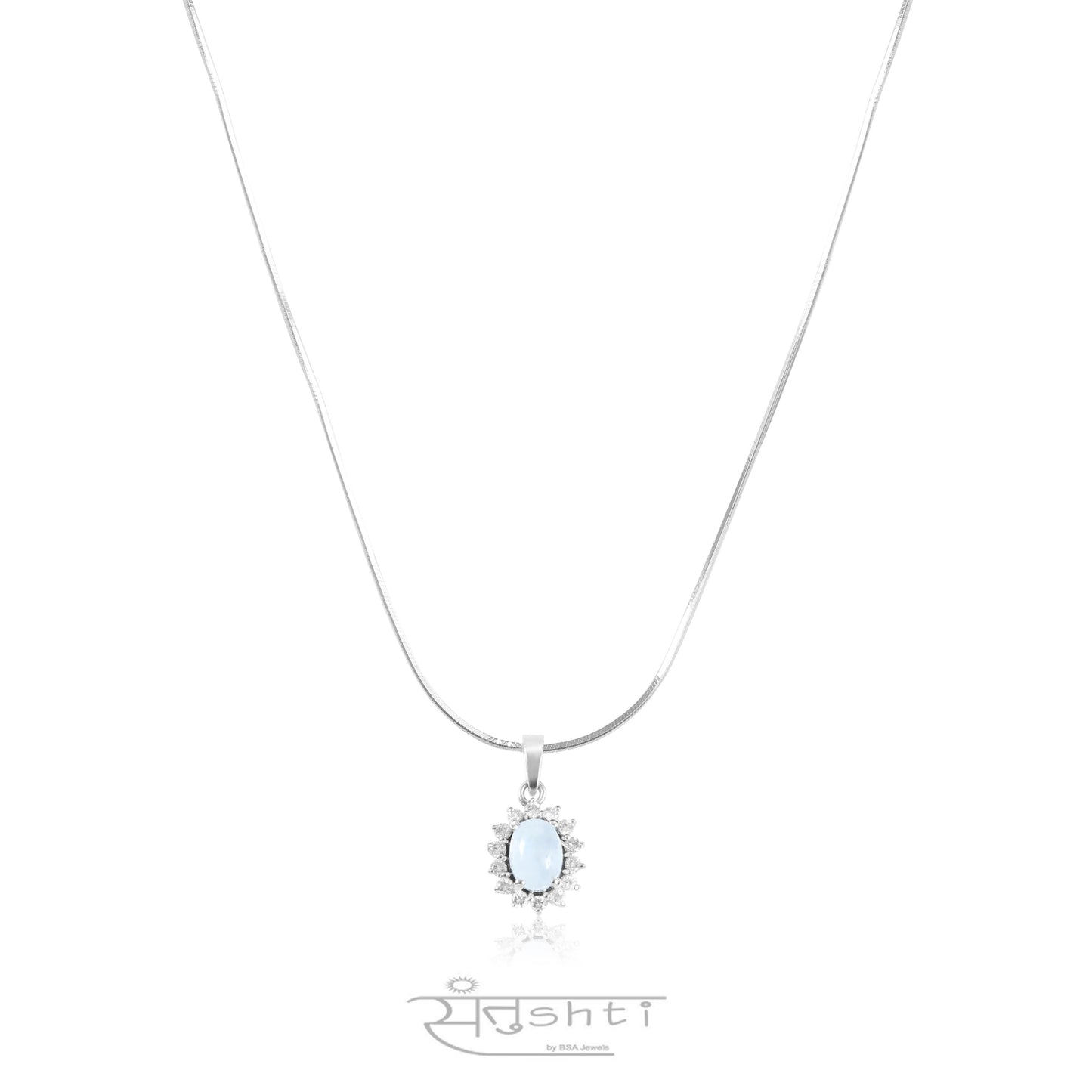 Moonstone Stereling Silver Pendant