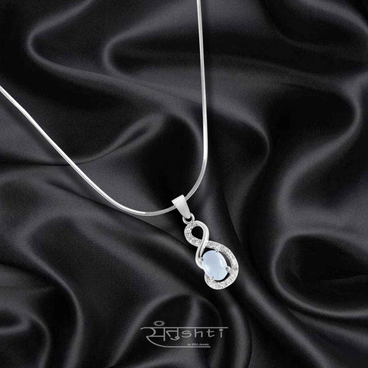 Moonstone Silver Pendant