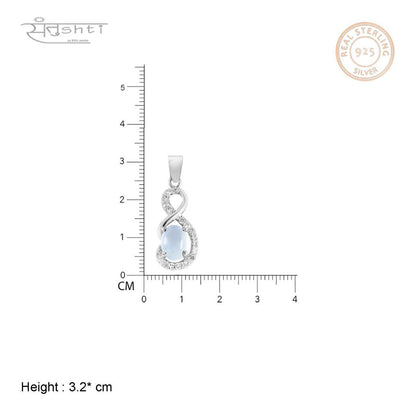 Moonstone Silver Pendant