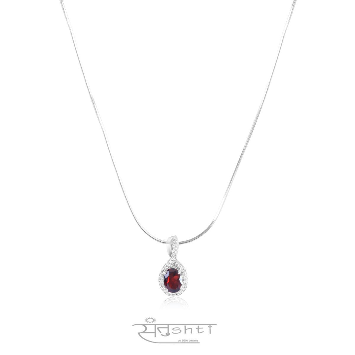 Red Garnet Pendant