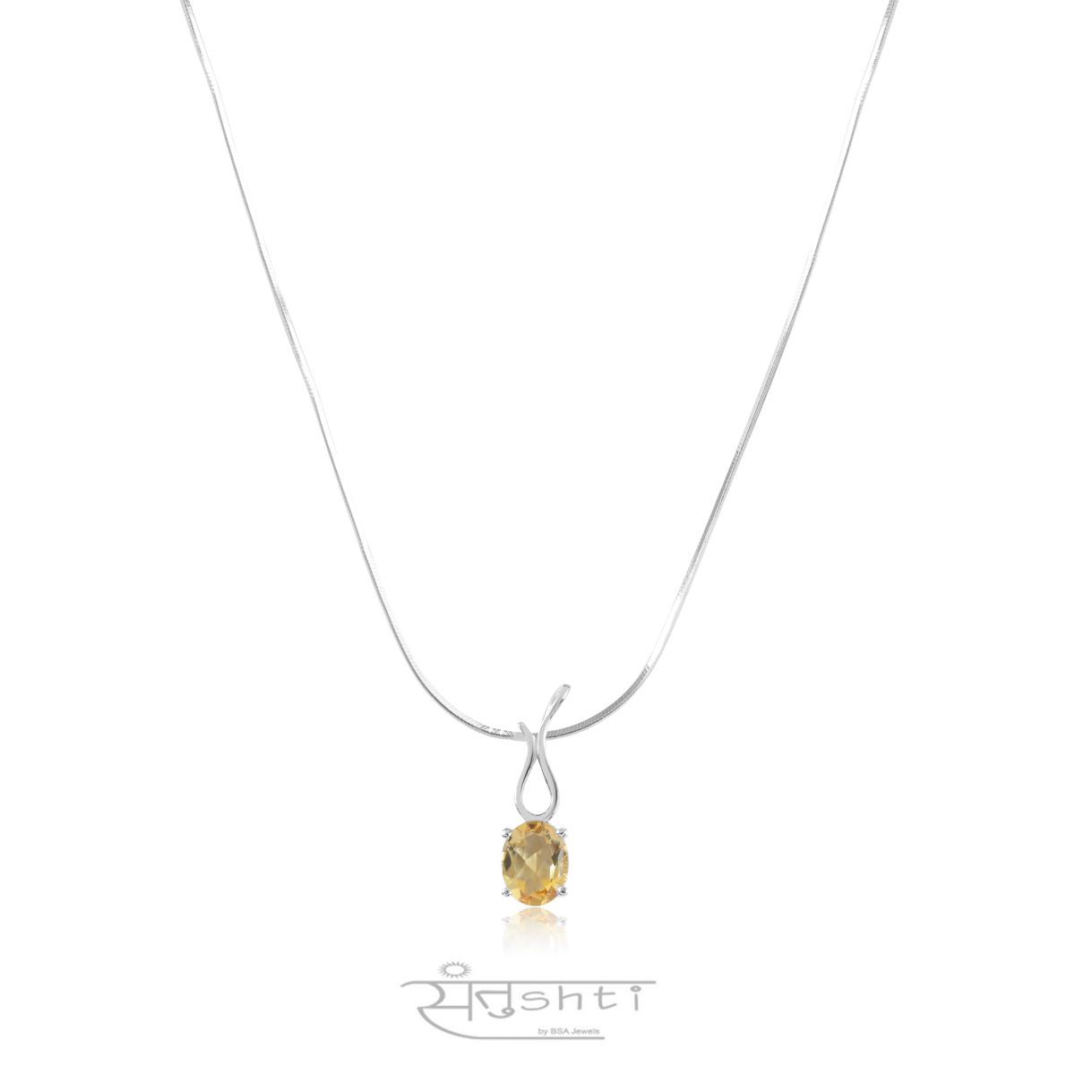 Fashion Citrine Pendant