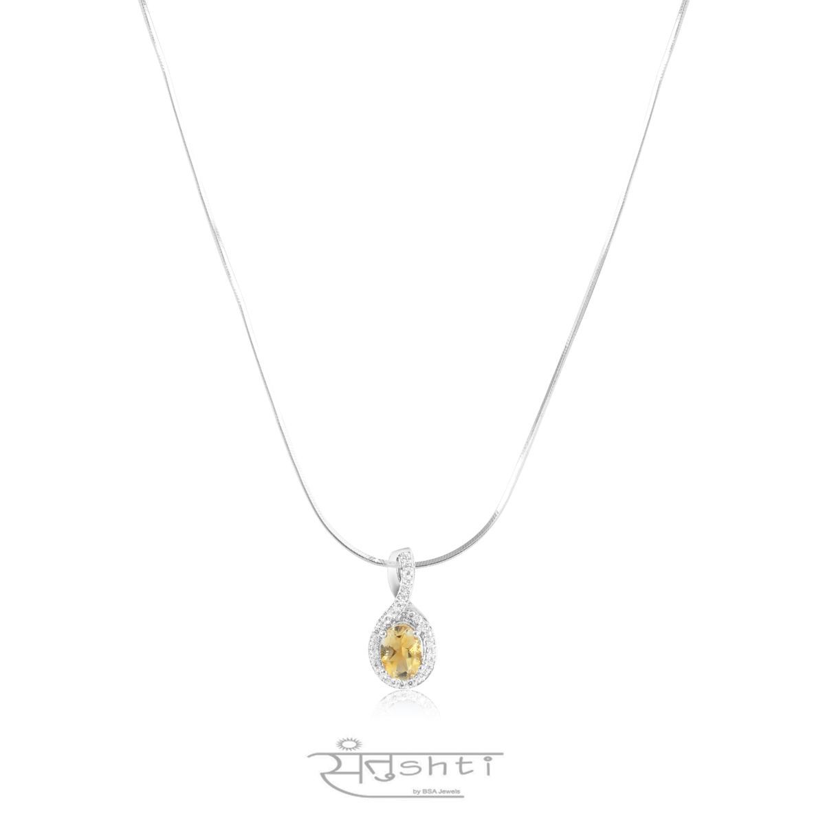 Real Citrine Pendant