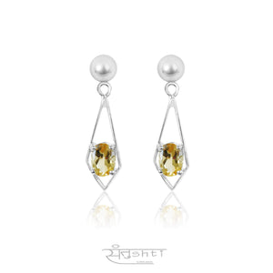 Citrine Danglers