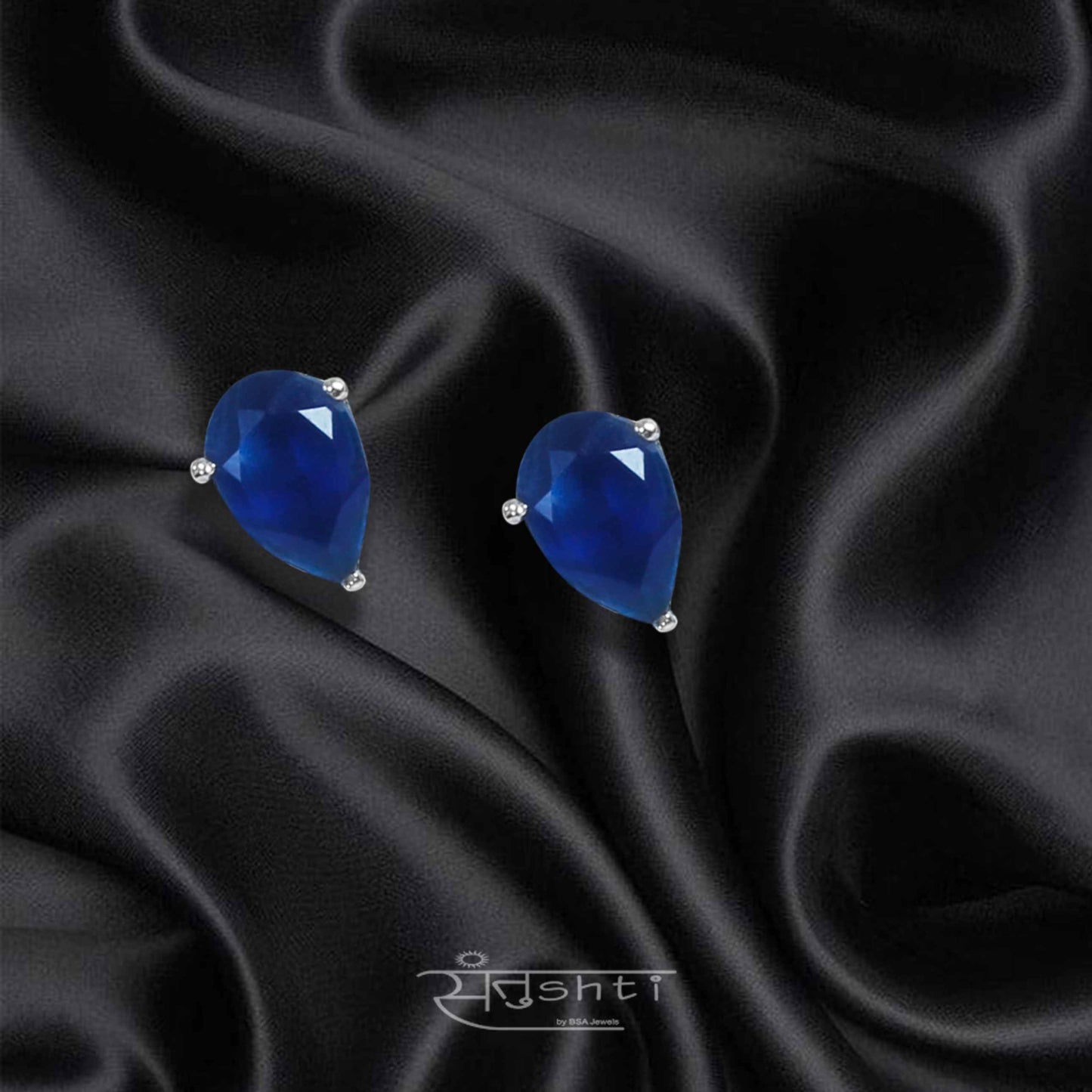 Blue Stone Studs