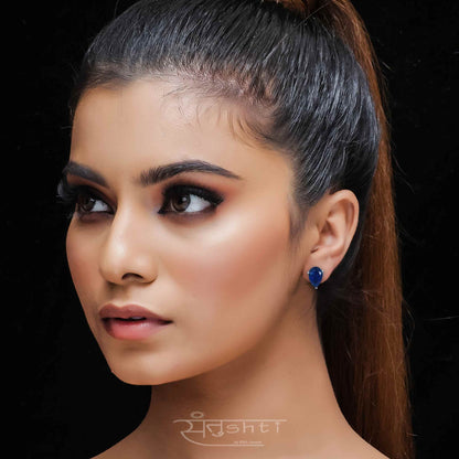 Blue Stone Studs