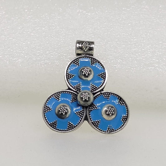 Silver Triple Trinket Pendant