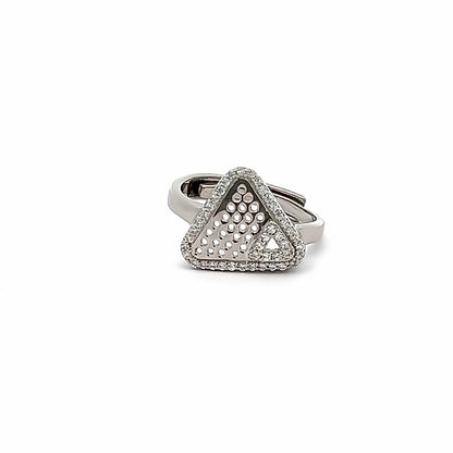 Sparkling Starlet Silver Ring