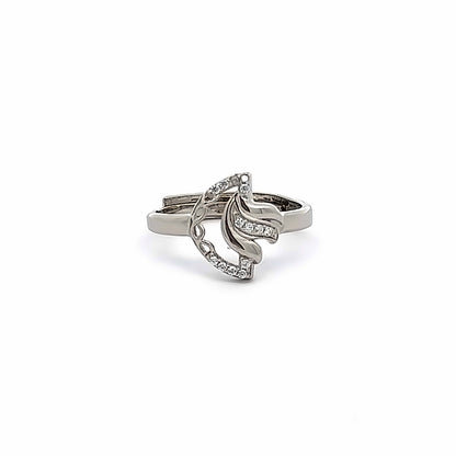 Silvery Grace Sterling Silver Ring