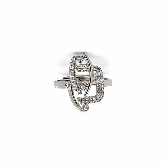 Bridal Brilliance Silver Ring