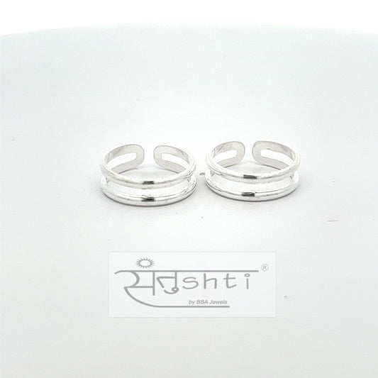Sterling Silver Band Toe Ring
